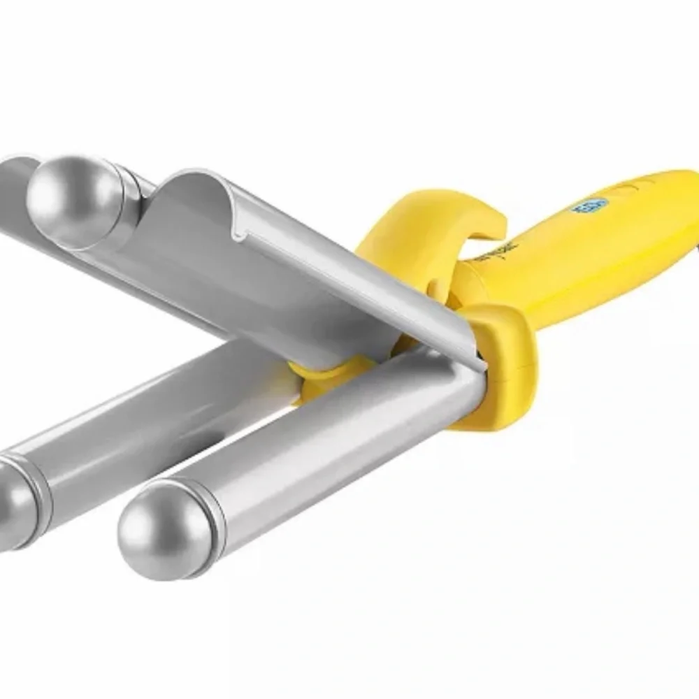 🆕 Drybar The Mixologist Interchangeable Styling Wand Yellow Silver Curling Set - Picture 2 of 5